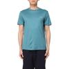 Solid Logo Pullover Crew Neck Short Sleeve T-Shirt Men Tops Light-Blue 8N1TD8-1JUVZ-0779