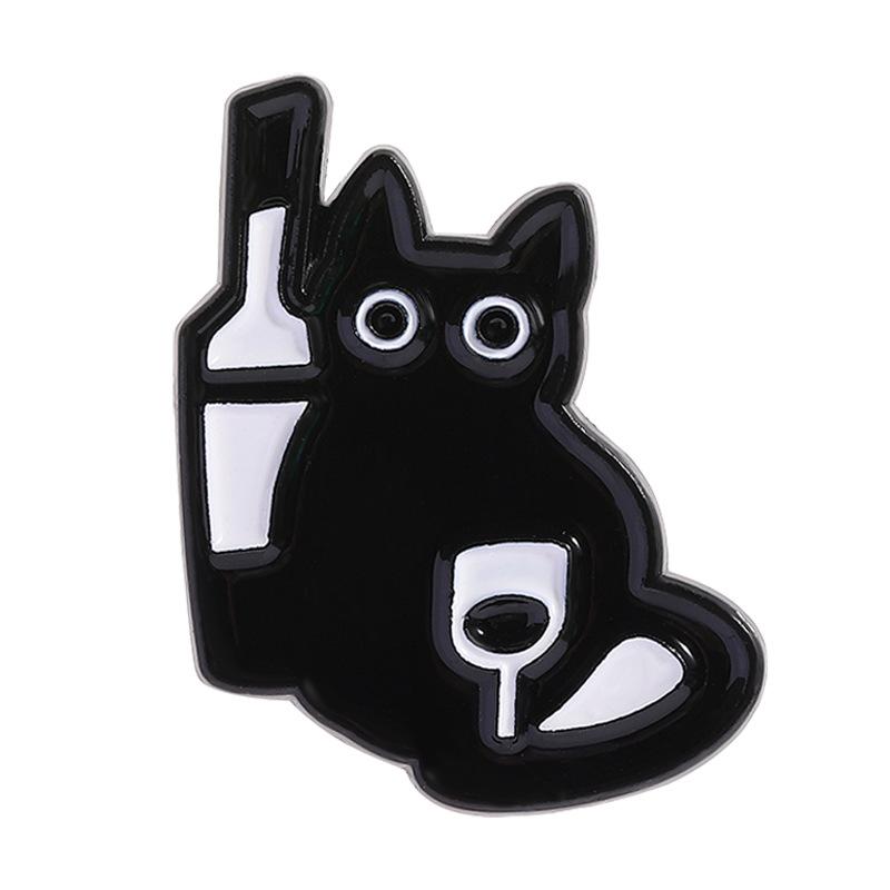 

Creative Alloy Brooch Accessory Fashion Badge Decorative Pin for Clothing Bags Hats and Accessories Stylish Metal Emblem Design One Size