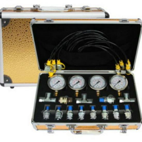 Excavator Repair Hydraulic Toolbox: Portable Pressure Test & Inflation Kit