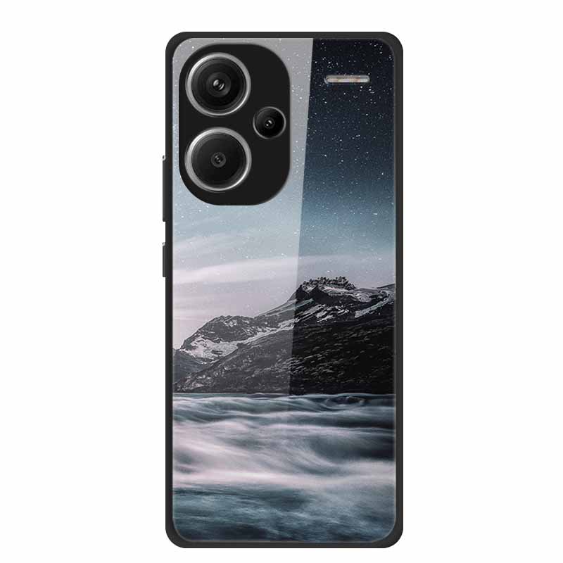 For Redmi Note 13 Pro Plus 5G Case Tempered Glass Hard Back Covers for Redmi Note 13 Pro 5G  Note 13 Pro+  13 Luxury Cover Coque
