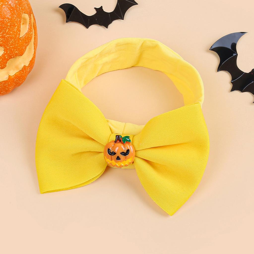 Baby Mädchen Stirnbänder 4,7 Zoll Halloween Haarschleifen mit Elastischen Weichen Neugeborenen Stirnbändern für Baby Mädchen Turban Säugling Kinder