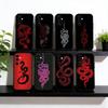 Dragon-Snake Totem Phone Case For Samsung Galaxy A73,A72,A71,A70,A53,A52,A51,Soft Silicone Black Cover