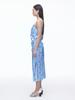 Dilettantism Cocktail Shirred Long Dress