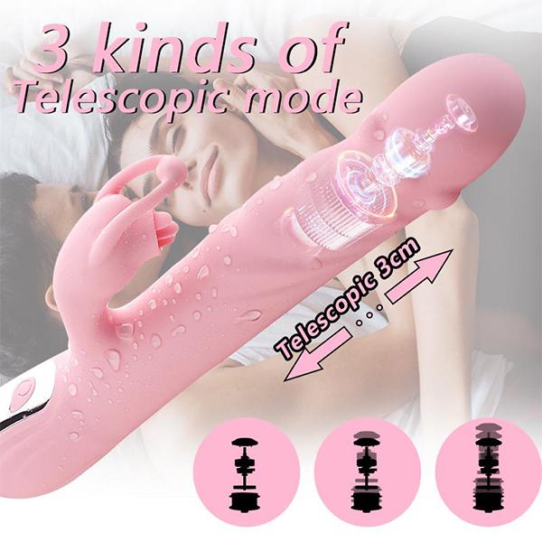 Vibrator with Tongue Licking 20+20 Speed Vaginal Massager Clitoral Licking Stimulation Dildo Sex Toy Female
