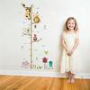 Animal Wall Sticker Height Measurement Tree Ruler Wall Decals Peel And Stick