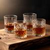 4x Szklanka Do Whisky Drinków Napojów Zestaw Komplet Szklanek Na Prezent