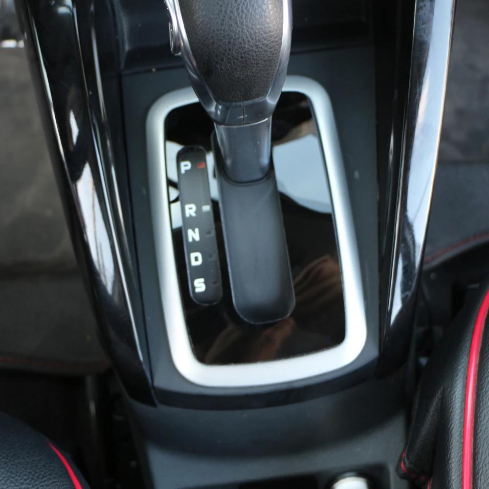 For Ford Ecosport 2013 2014 2015 2016 2017 AT LHD Gear Shift Knob Panel Sticker Decoration PVC Decal Interior Car Accessories