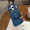 Applicable To Apple iPhone17 Promax Mobile Phone Case Bulging Leather Bracket iPhone17 Matte 16 Protective Case