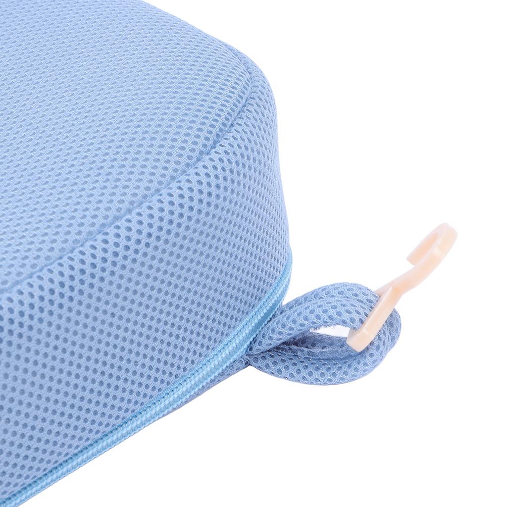 Shower Seat Cushion Breathable Comfortable Support Removable Washable Cover Bathtub Seat Cushion Blue
