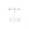 Acrylic Jewelry Organizer 2Tier Double Layer Necklace Holder SplitLevel Design Transparent