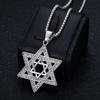 Gothic Star of David Pendant Necklace Hexagram Chain Hip Hop Jewelry Accessories