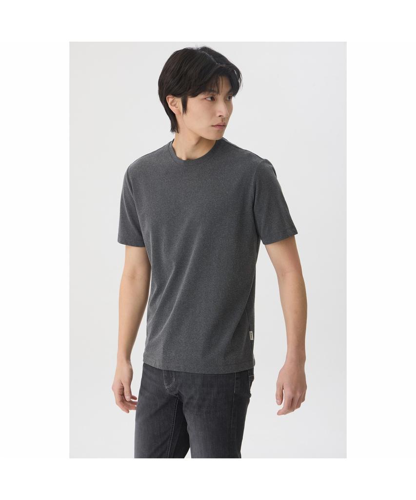 BRENTWOOD Sorona Pigdyed Round Neck T-Shirt Brtam26461Gyx