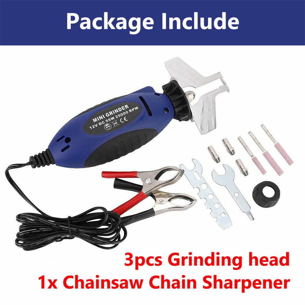 Chain Anywhere With Electric Chain Saw Sharpening Kit Chain Saw Sharpener Electric Chain Sharpening