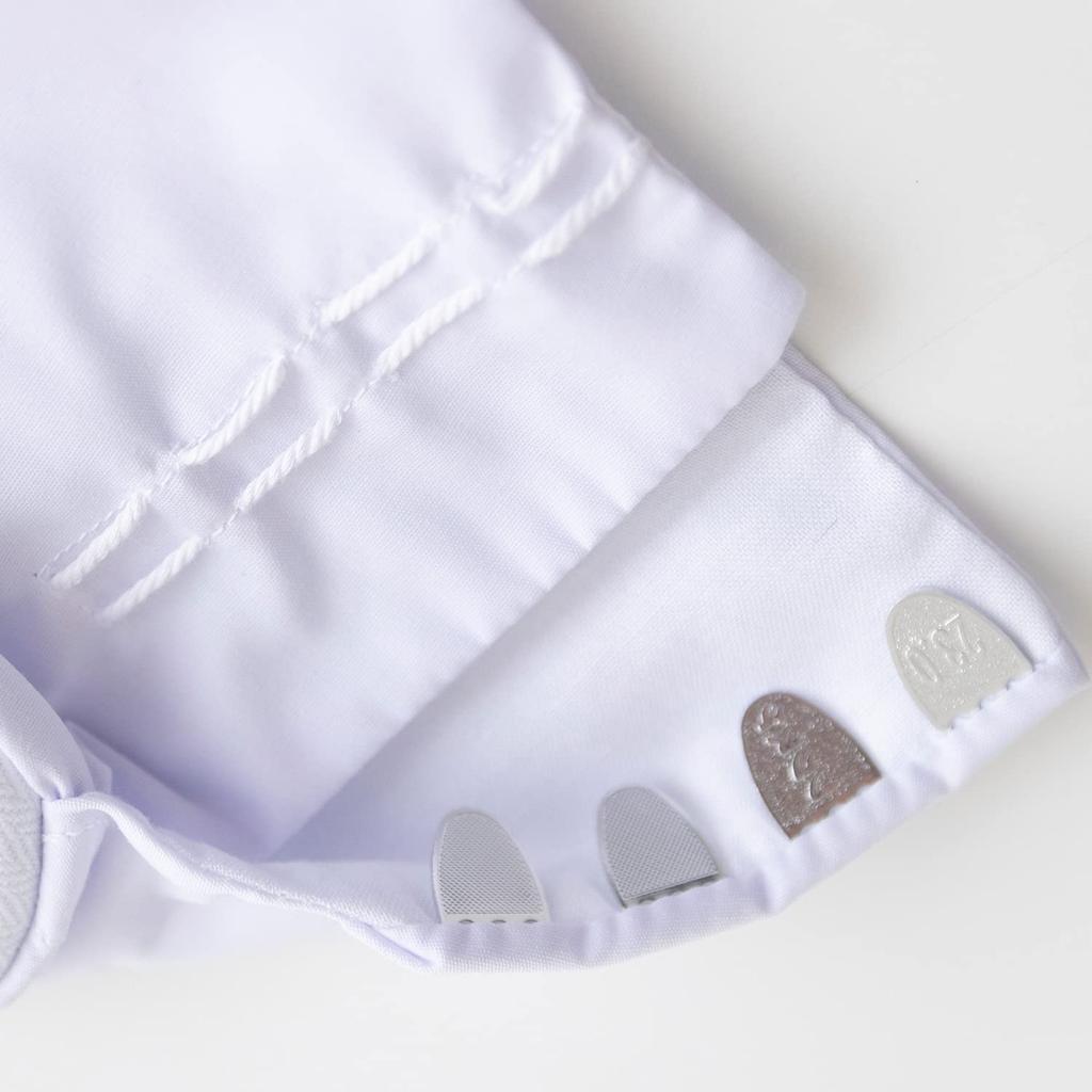 Fukusuke White Tabi Socks with 4 Kohaze Tabi Socks for Women [KYOETSU] Japanese-made (27.5)