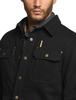 CQR Warm Twill Jacket with Flannel Lining for Warmth and Ideal for Outdoor and American Casual and Model Men's Protection, Hiking, Activities,