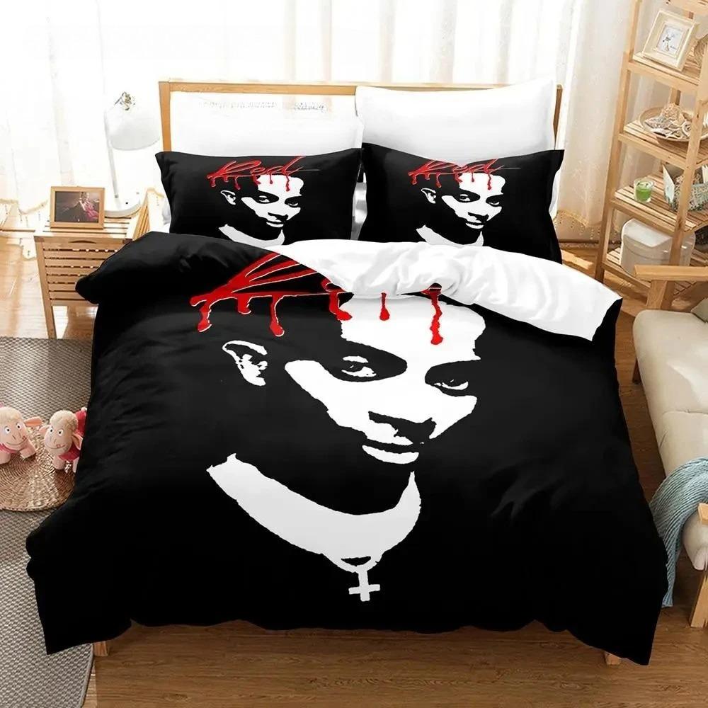 Playboi Carti Bedding Set Single Twin Full Queen King Size Bed Set Aldult Boys Bedroom Duvet Cover Sets 3D Print