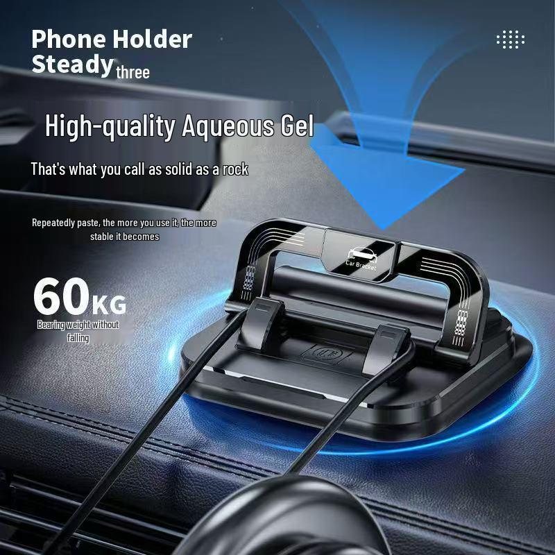 

Car Phone Holder & Temporary Parking Sign with Roller Number Plate Classic Black Two-in-One Holder & Parking Plate