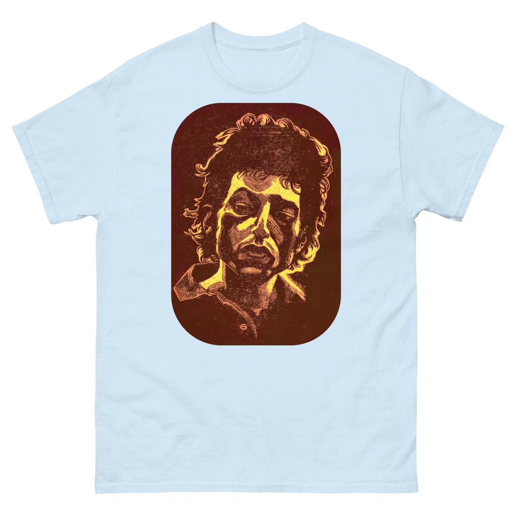 Bob Dylan T-shirt linocut music T-shirt