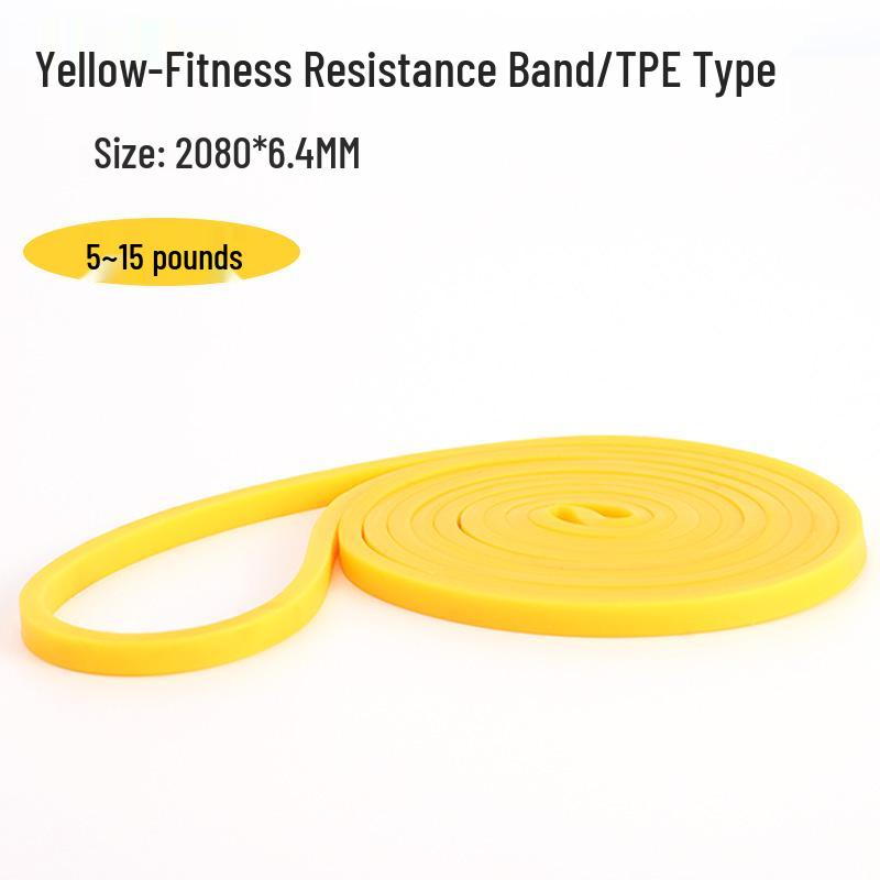 TPE Elastic Pull-up & Yoga Resistance Band for Strength Training