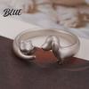 Engraved Pet Ring Cat And Dog Adjustable Alloy Open Memorial