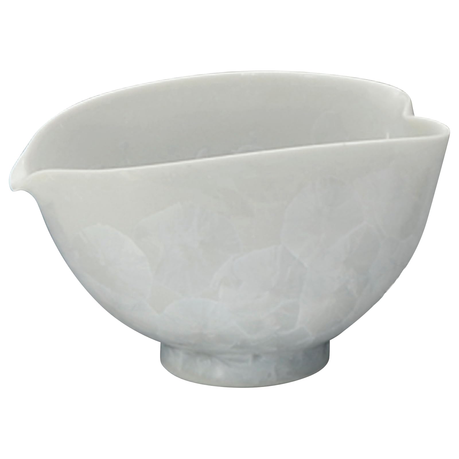 Kyoto ware/Kiyomizu ware tea cooler/teaware, approx. 140ml, floral crystal, white, made in Japan, KTA698-03