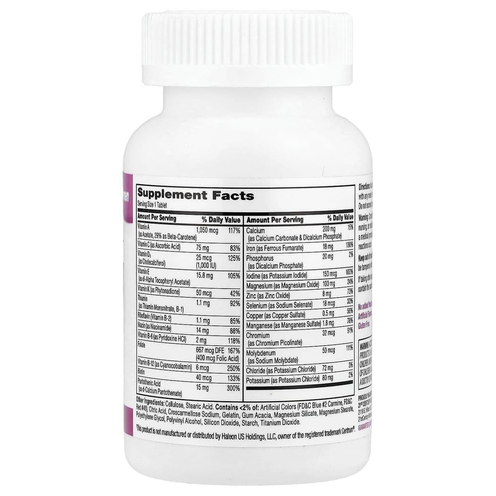 21st Century Sentry Women's Multivitamin & Multimineral Supplement, 120 Tablets