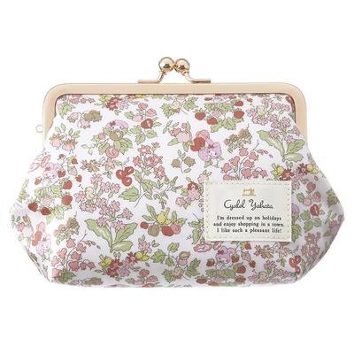 My Melody Clasp Cosmetic Sanrio Liberty Cute and Sophisticated Floral Made In Japan by Cyalel Yahata Orchard Pouch, Character, Print, Design, Stylish,