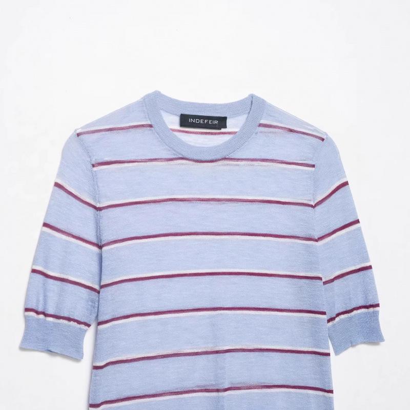 2026 Spring European & American Striped Fashion Top