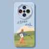Summer Mobile Phone Case for Vivox300pro Free Girl X200/100ultra Silicone S20 Lanyard Case