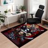 Benutzerdefinierter Name Halloween Horror Bedruckter Teppich, für Bürostuhl Wohnzimmer Schlafzimmer Küchenraum Dekor Geschenke.