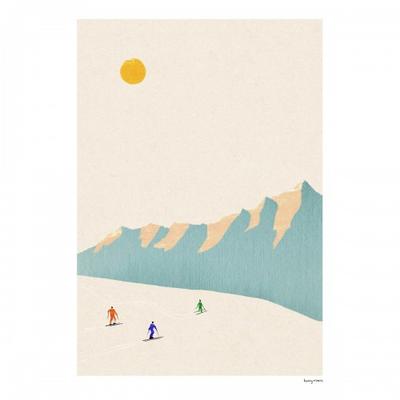Impression « Happy Skiers » de Henry Rivers
