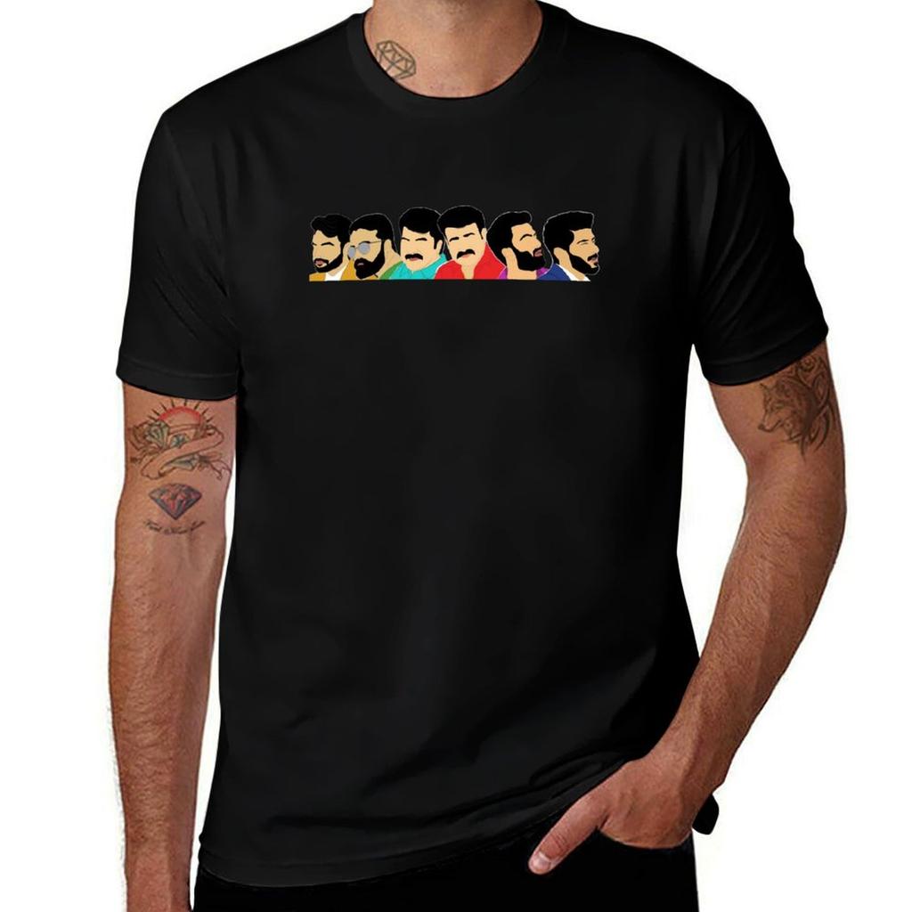 Mallu Superstars T-Shirt Große Größe Rundhals-T-Shirt