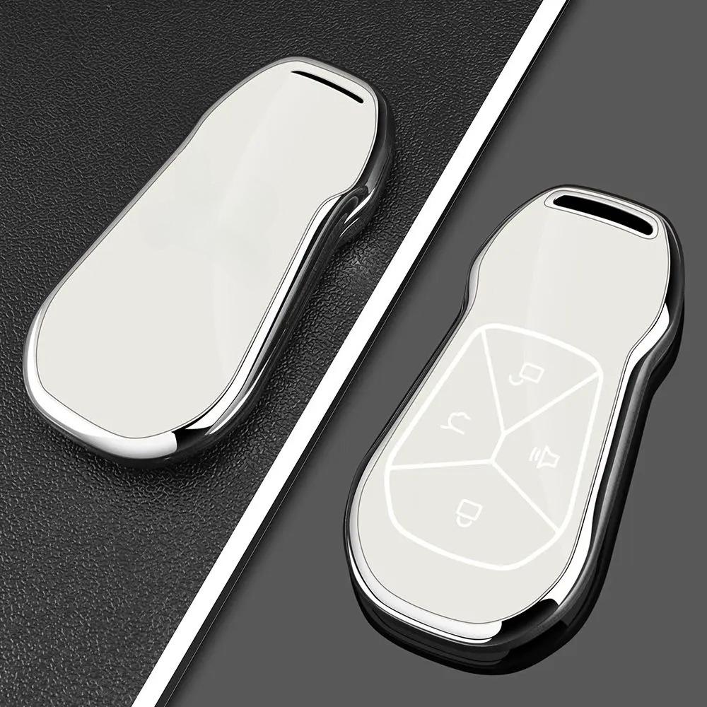 Car Key Case Bag For Xpeng Xiaopeng G6 G9 P7 G5 G3 Keychain Protective Cover Smart Remote Key Protection Shell