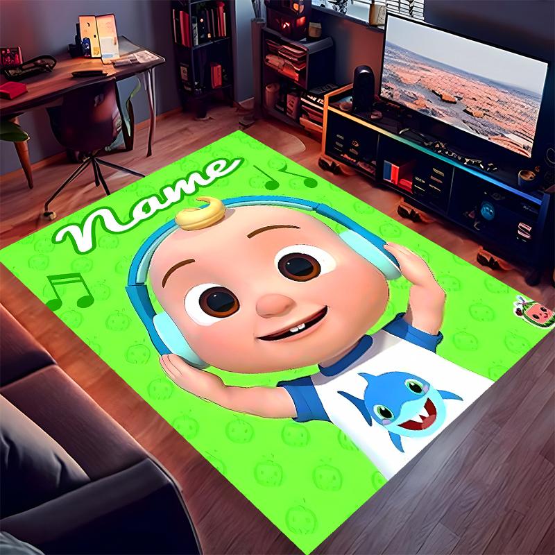 Custom personalization CoComelon - Dance Party Print Area Rug - Soft, Washable Non-Slip Indoor Mat,Living Room,Home&Office Decorative Rug
