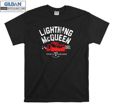 T-shirt da Gara Vintage Lightning McQueen Felpa con Cappuccio Regalo T-shirt Uomo Donna Unisex A161