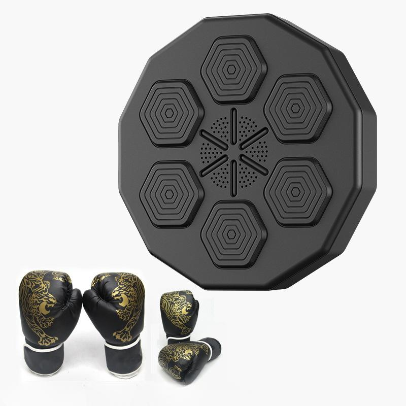 Cross-border Bluetooth Boxing Target Home Fitness Lighting Music Boxing Trainer Children Boxing Machine Boxing Wall Target