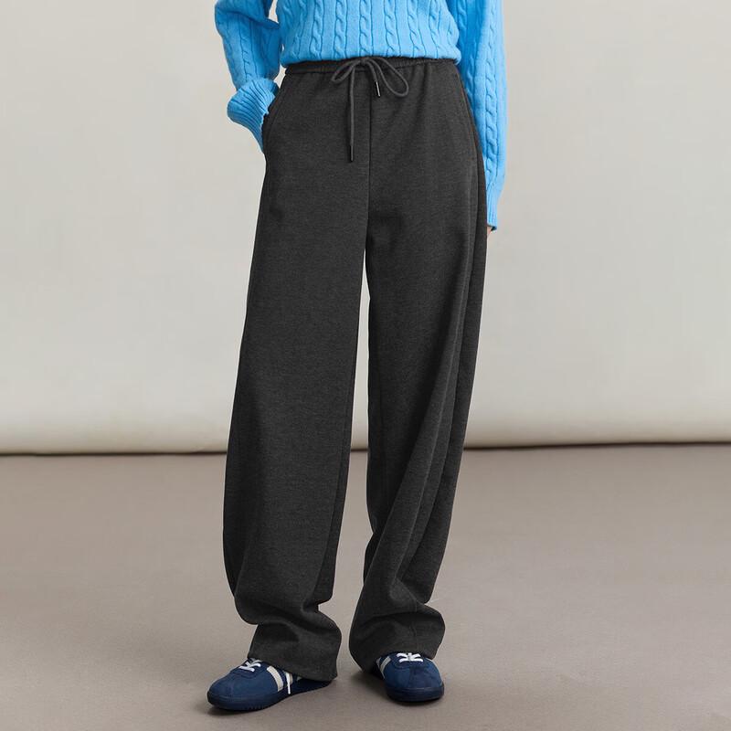 INMAN Женские повседневные спортивные штаны прямого кроя с широкими штанинами и высокой посадкой S