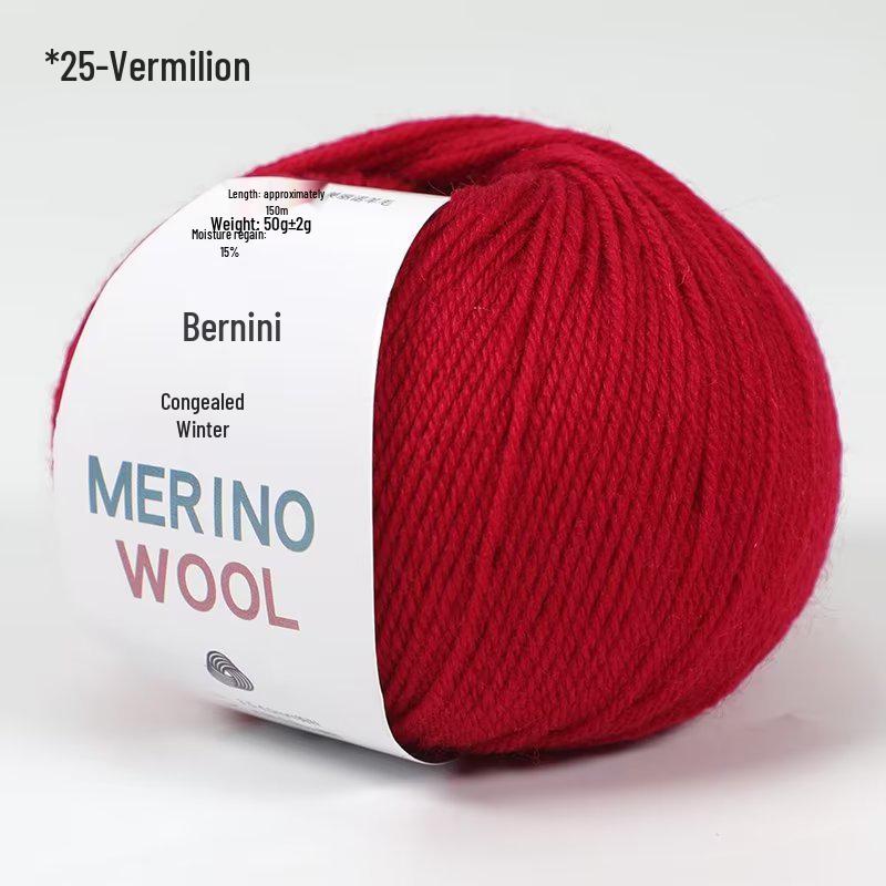 100% Merino Wool Medium Fine Yarn - Morandi Color System 212 for Hand Knitting Sweaters, Scarves, and Jackets
