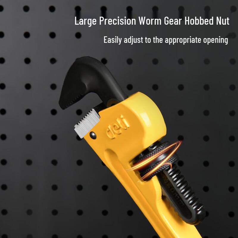 Deli Heavy-Duty Pipe Wrench