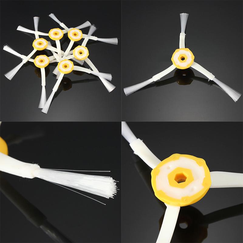 

6pcs 3-Armed Side Brushes Vacuum Parts for iRobot Roomba 500 600 700 880 Series
