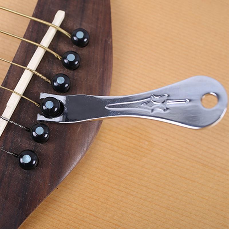 Guitar Bridge Pin Puller String Peg Remover Tool for Acoustic Guitar Maintenance Replacement Repair Parts Accessories