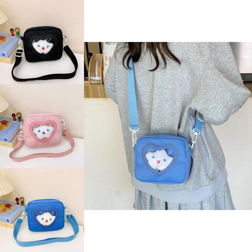 Toddler Girl Boy Cotton Shoulder Bag With Clear Design And Lightweight Carrying