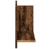 Wall Cabinet 70 x 16.5 x 30 cm Rustic Wood Look Particleboard