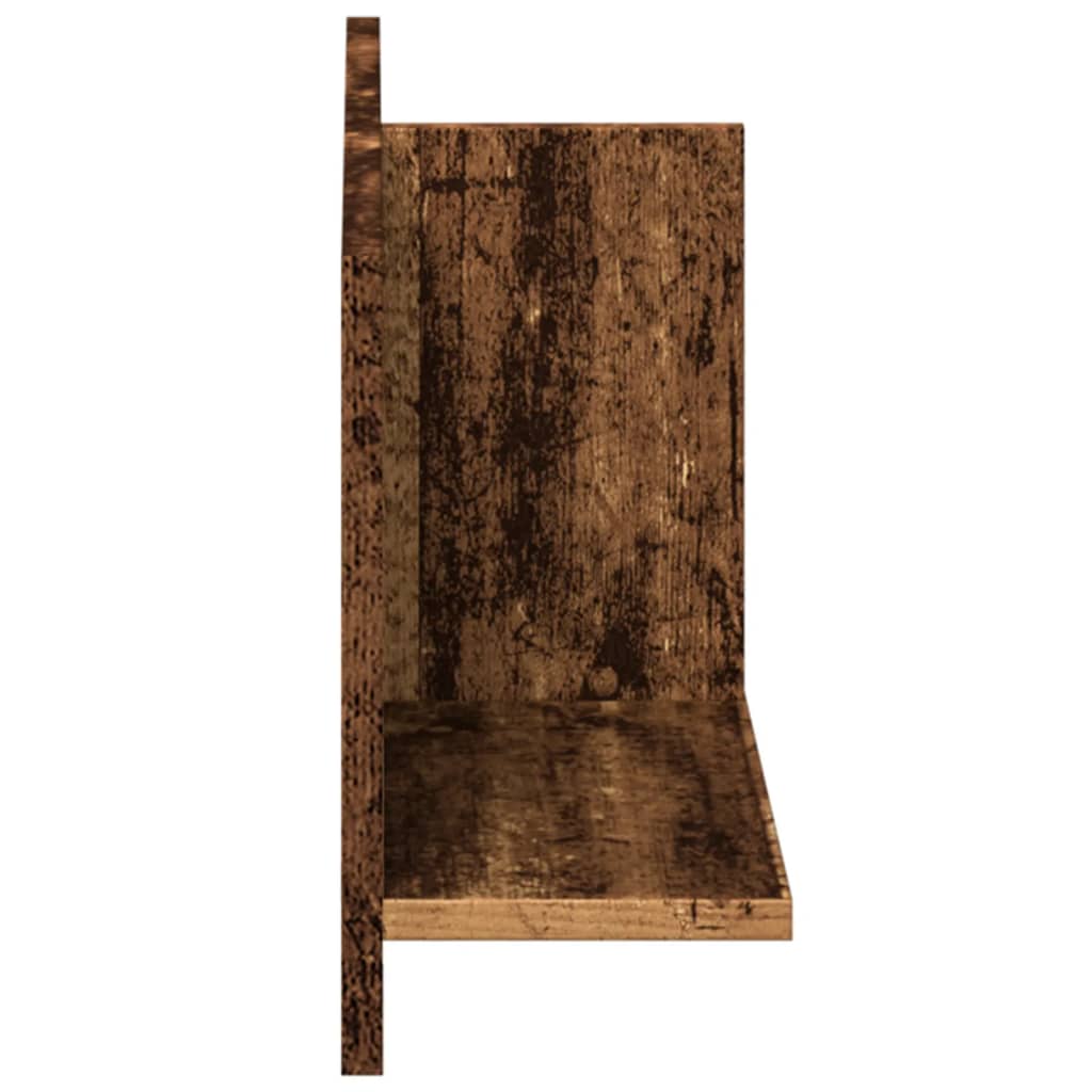 Wall Cabinet 70 x 16.5 x 30 cm Rustic Wood Look Particleboard