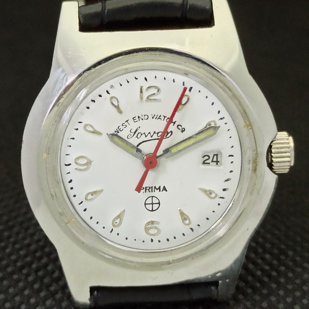 USED WEST END WATCH CO SWISS BOY DATE WATCH A285006-1 Sku541-a285006