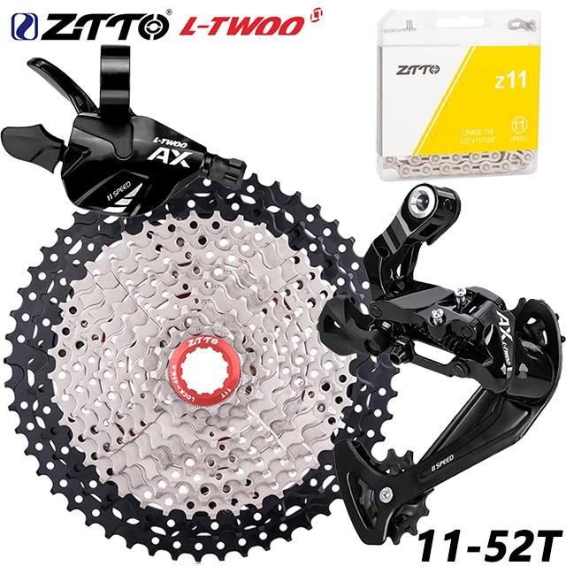 ZTTO MTB Bike 11 Speed Group Set 1X11 Shift Lever Rear Derailleur 11V Chain Current 11V50T 52T Cassette MTB Sprocket K7 Flywheel