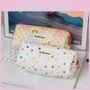 Polyester Colorful Dot Makeup Bag With Large Capacity Portable Travel Organizer For Students