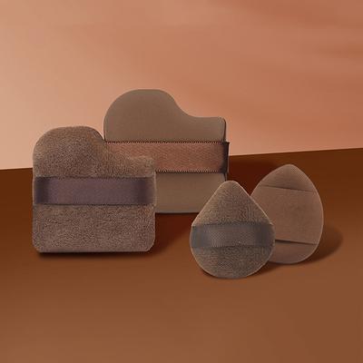 4/5/6/10Pcs Chocolate Cosmetic Puff Make Up Sponges Wet Dry Use For Face Eye Contouring Shadow Cosmetic Foundation Concealer