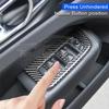 Carbon Fiber Window Switch Panel for Volvo XC60 S60 V60 2018-2024