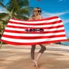 Asciugamano da Spiaggia con Stemma Exeter City Fc, Asciugamano da Spiaggia in Microfibra, Leggero e Asciugatura Rapida, per Viaggi Estivi, Fan della Piscina, Regalo di Compleanno